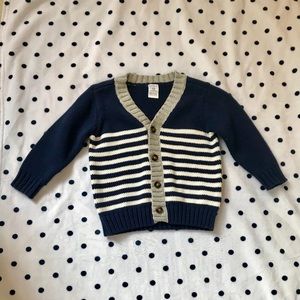Carter’s Navy & White Striped Sweater